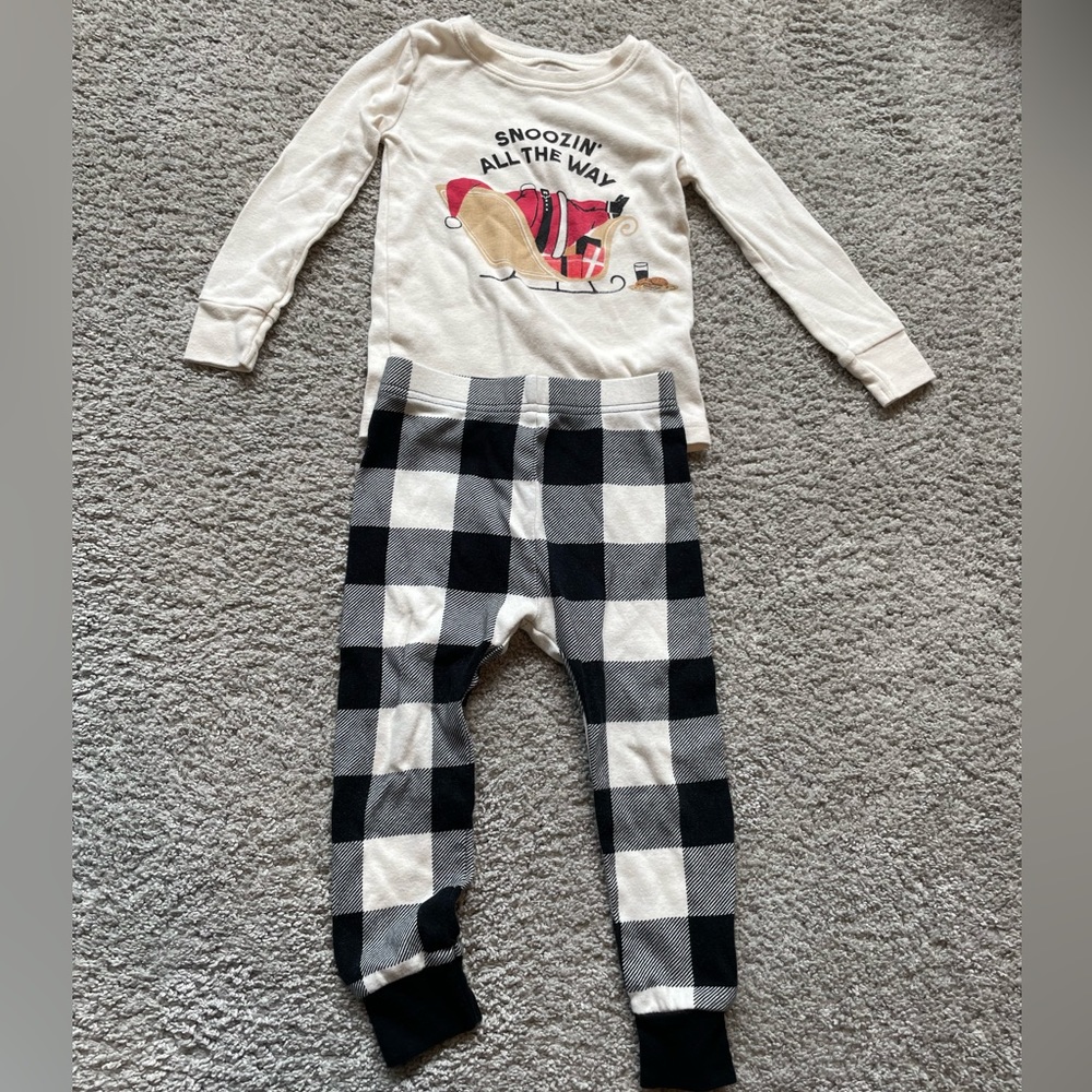 Old Navy Christmas Pajamas - 2T Boy